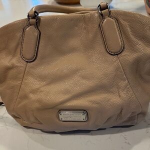 Marc by Marc Jacobs Beige Leather Shoulder Bag